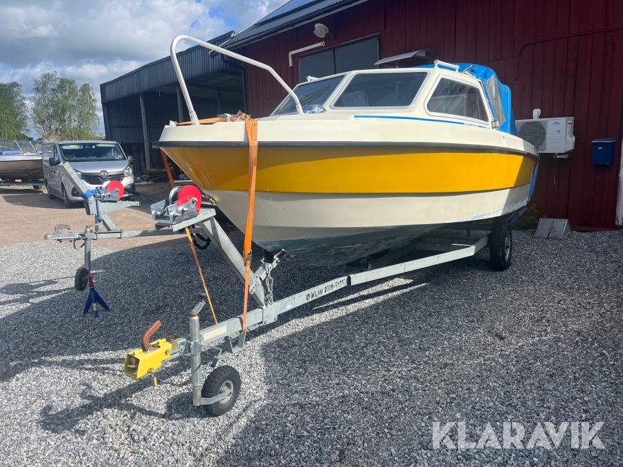 Motorbåt Flipper 575 HT Mercury 80 hk EFi