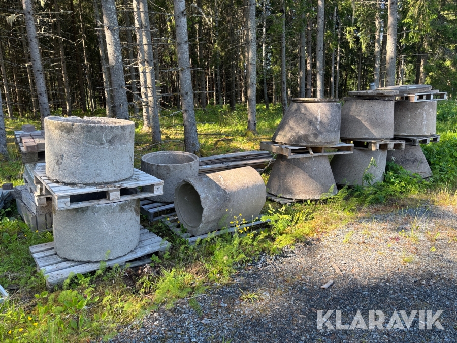 Koner och cementrör 10 st