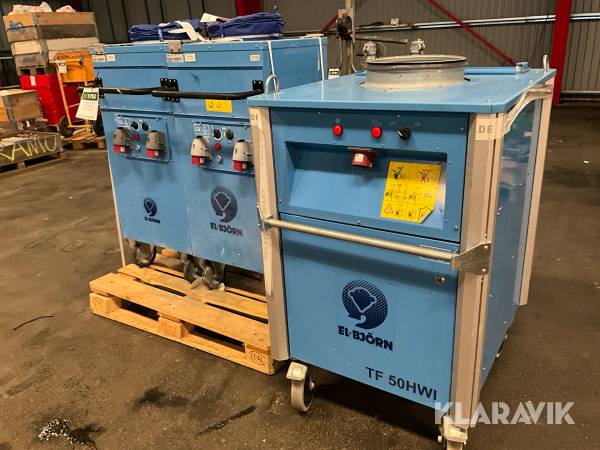 Värmefläkt 3st El-Björn TF18EL / TF50HWI