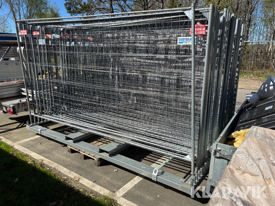 Stängsel 38st med 2st fotplattformar