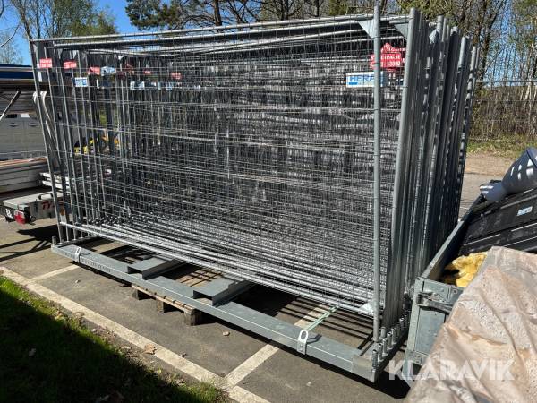 Stängsel 38st med 2st fotplattformar