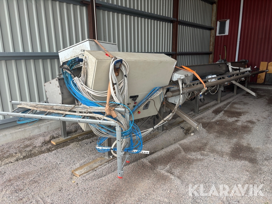 Säckfyllningsutrustning för slampellets Läckeby