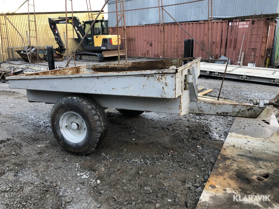 Vagn till minigrävare