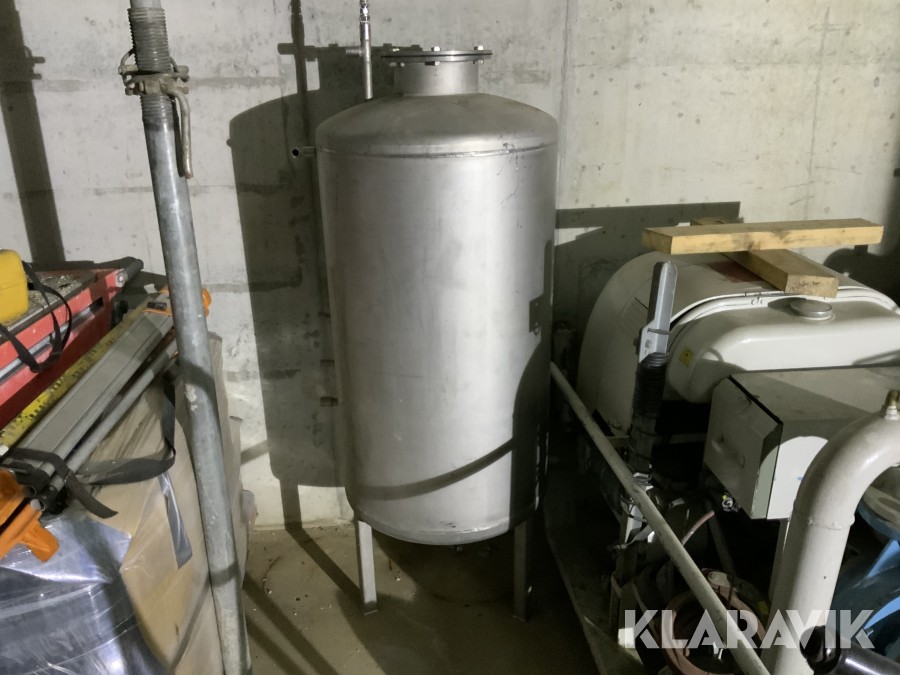 Jästank i rosfritt för öl och vin