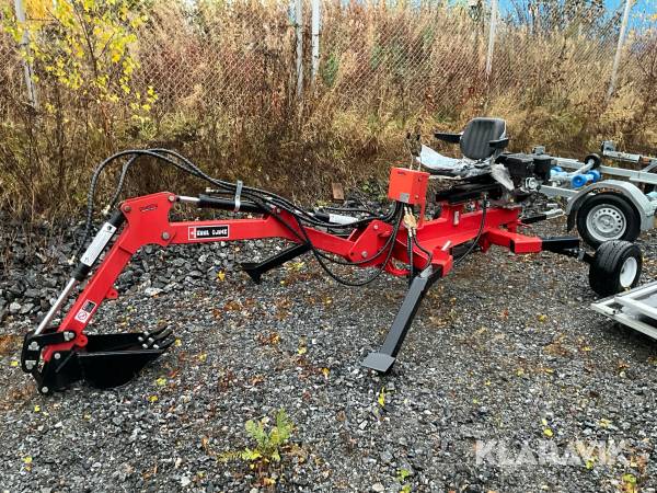Minigrävare Backhoe LW-6 till ATV