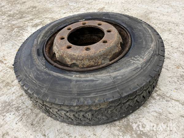 Trailerdäck på plåtfälg Wind Power 1 st