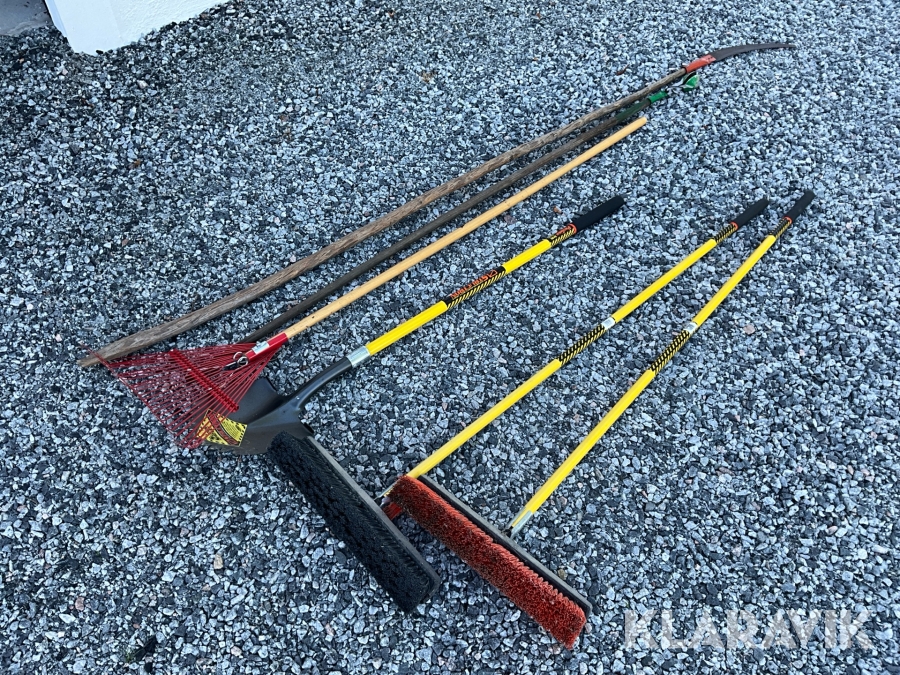Kratta, borste, spade mm