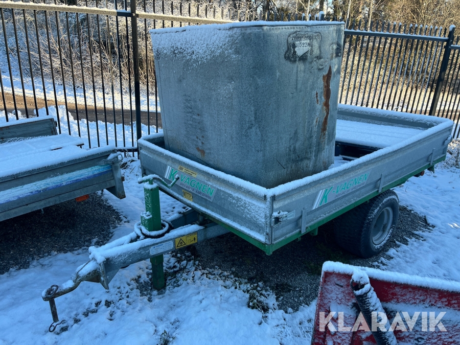 Släpvagn K-vagn 2500 kg