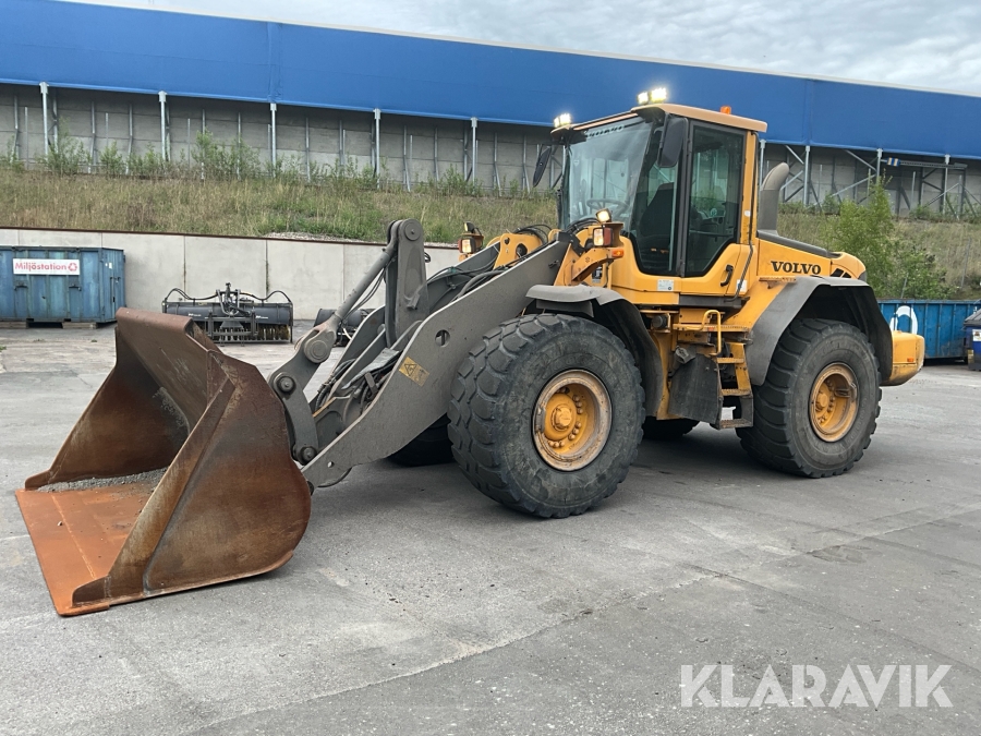 Hjullastare Volvo L120F Långbom med skopa