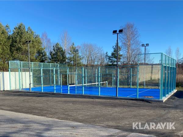 Padelbana dubbel 10x20 m