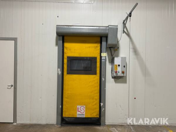 Snabbrullport Loadingsystem med luftridå