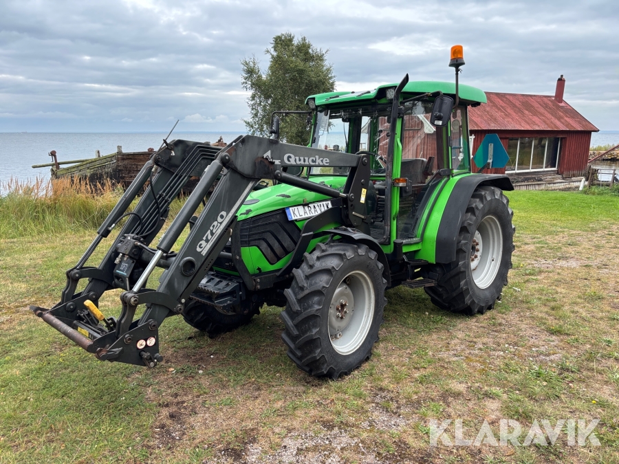 Traktor Deutz Fahr Agroplus 70 med frontlastare & redskap