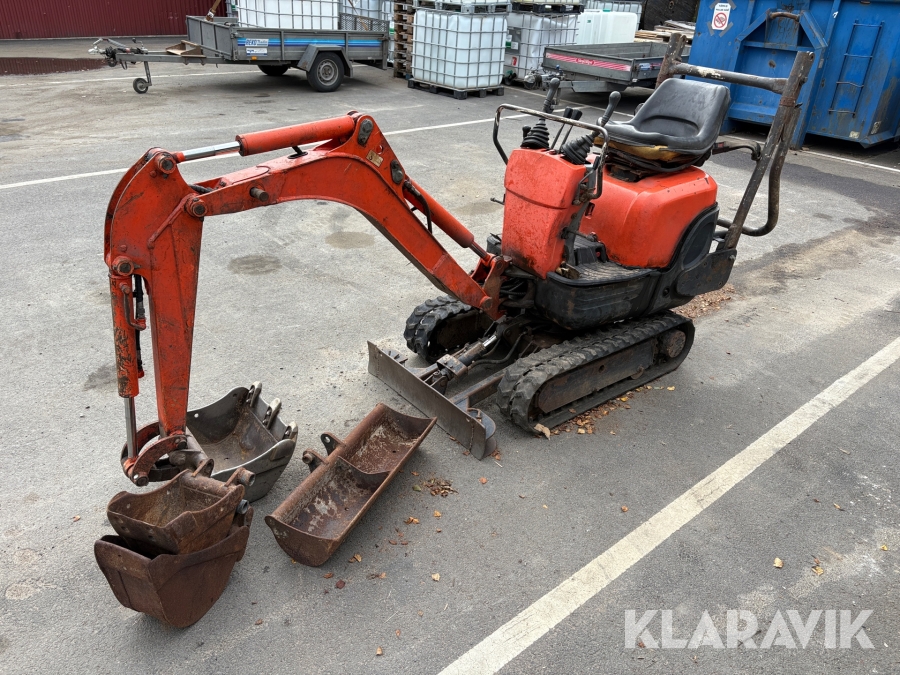 Minigrävare Kubota K008-3