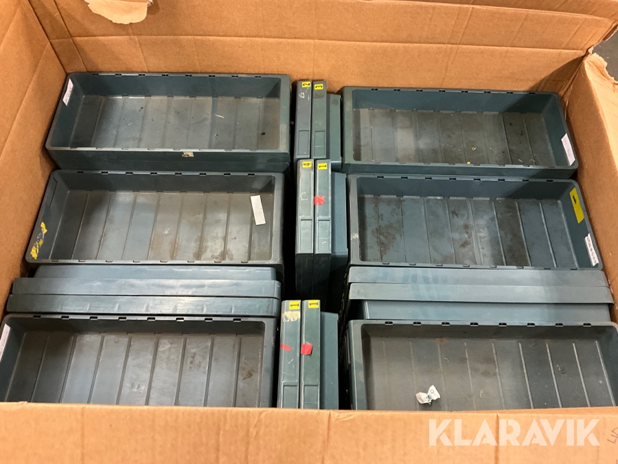 Plastlådor 89st Eloctrolux