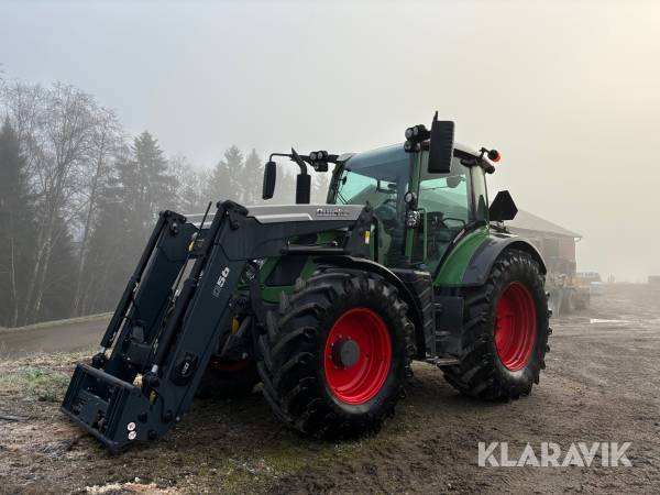 Traktor Fendt 516 Vario med frontlyft & lastare