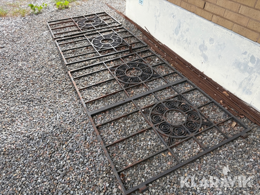 Grindar massivt stål