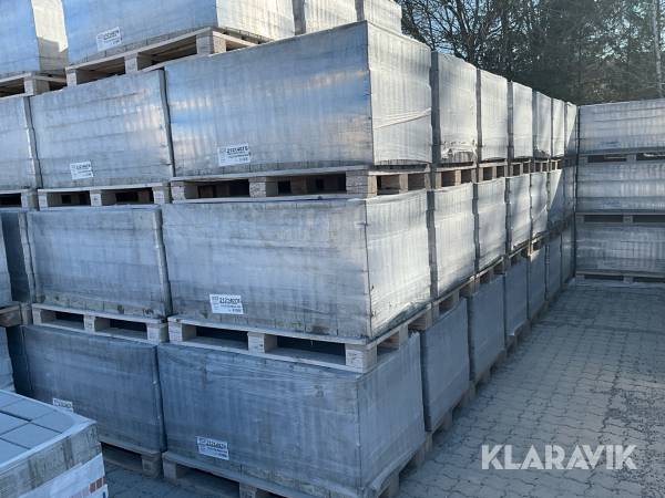 Betongmarkplatta Benders 175x175x100 20st Pallar