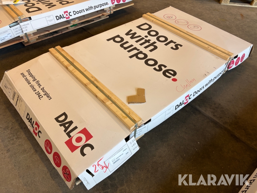 Ståldörr Dalco 10x21 vit