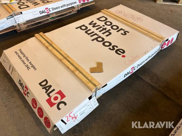 Ståldörr Dalco 10x21 vit