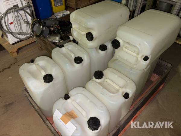 Plastdunkar 25 liters 10 st