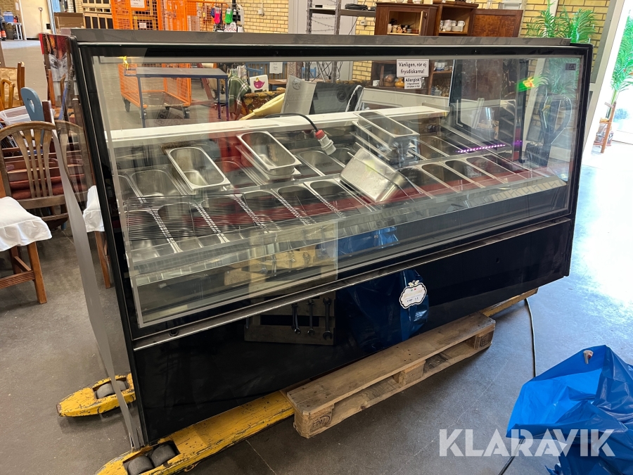 Gelato glassdisk   12x2 glasskantiner