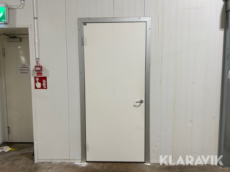 Kylrumsdörrar Thermod med aluminiumkarm 2 st