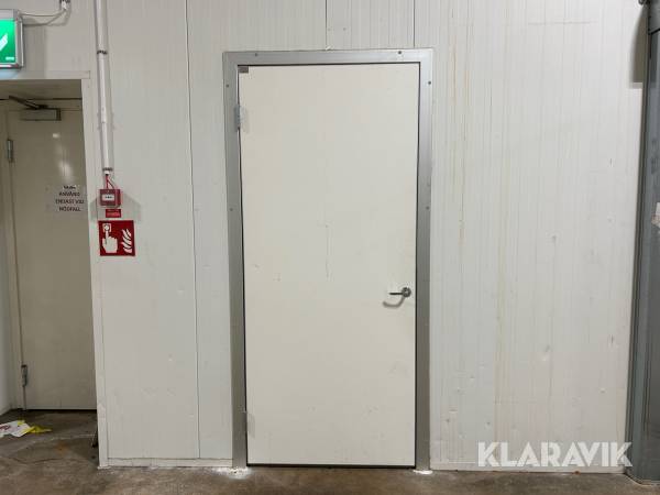 Kylrumsdörrar Thermod med aluminiumkarm 2 st