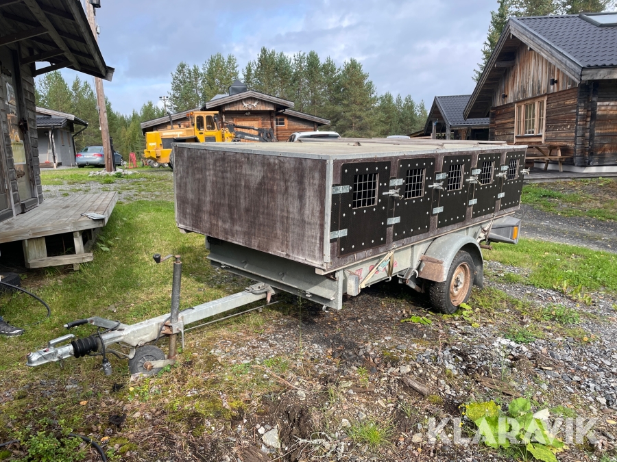 Släpvagn Aktiv Stabil 850-12 med hundbox