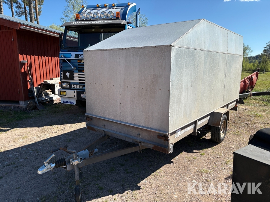 Personbilssläp 4P kåpvagn, crossvagn