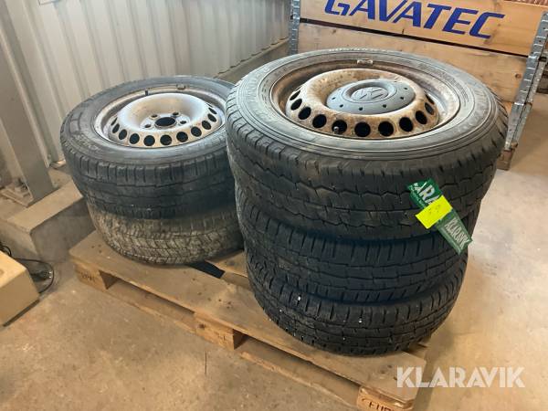 Friktionsdäck på fälg Micheliin 205/65 R16 C 5st