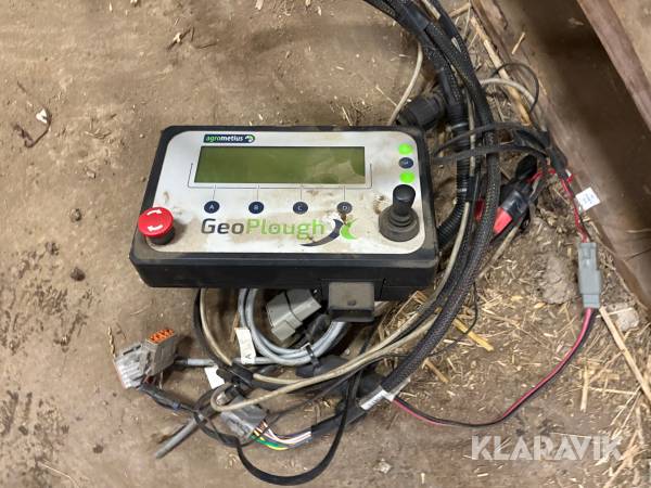 Plogstyrning ventilpaket samt display Agrometius Geo Plough