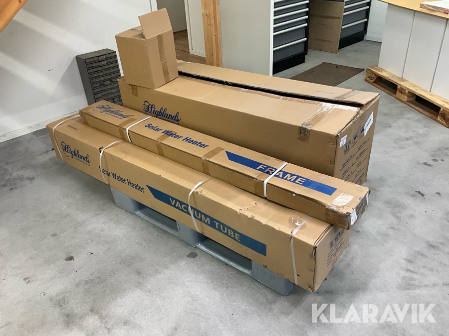 Solvärme till pool Hilands International Solar water heater