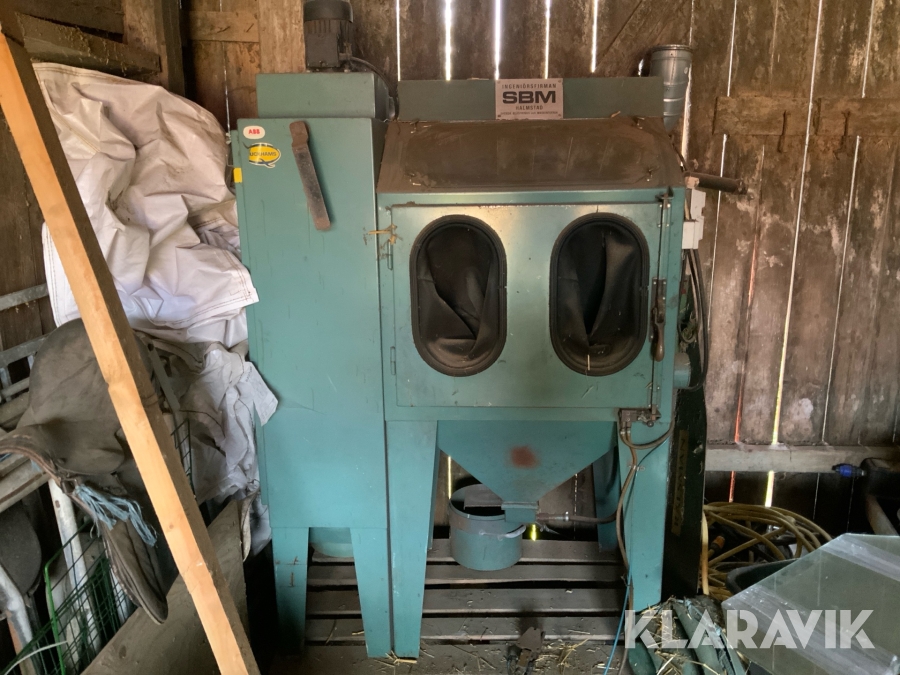 Blästerskåp med återvinning SBM