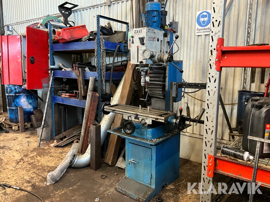 Borr & Fräsmaskin Hawk ZX45