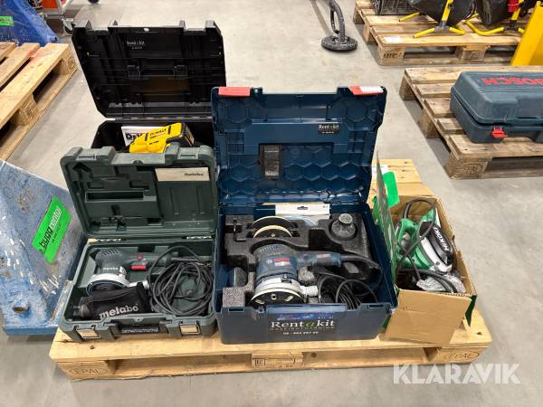 Paket med handverktyg Dewalt Bosch Hikoki