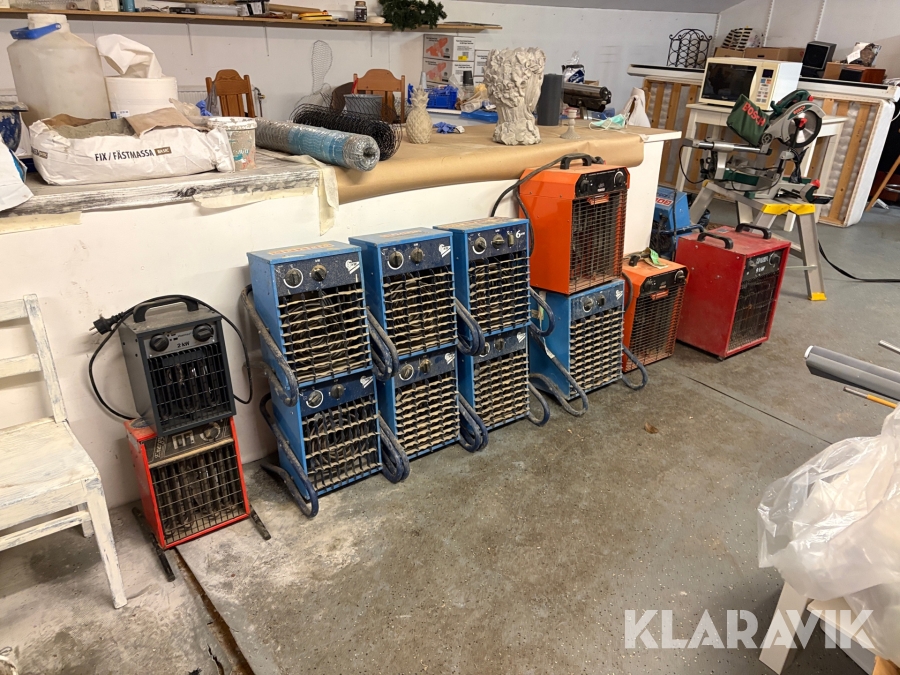 Värmefläktar El-Björn 2 - 9kW 15 st 