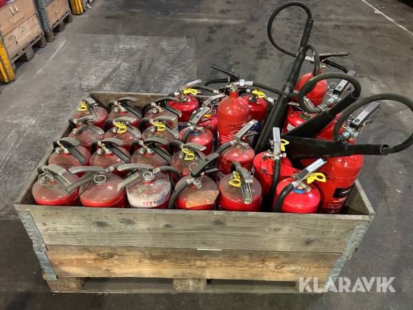 Brandsläckare ca 28 st
