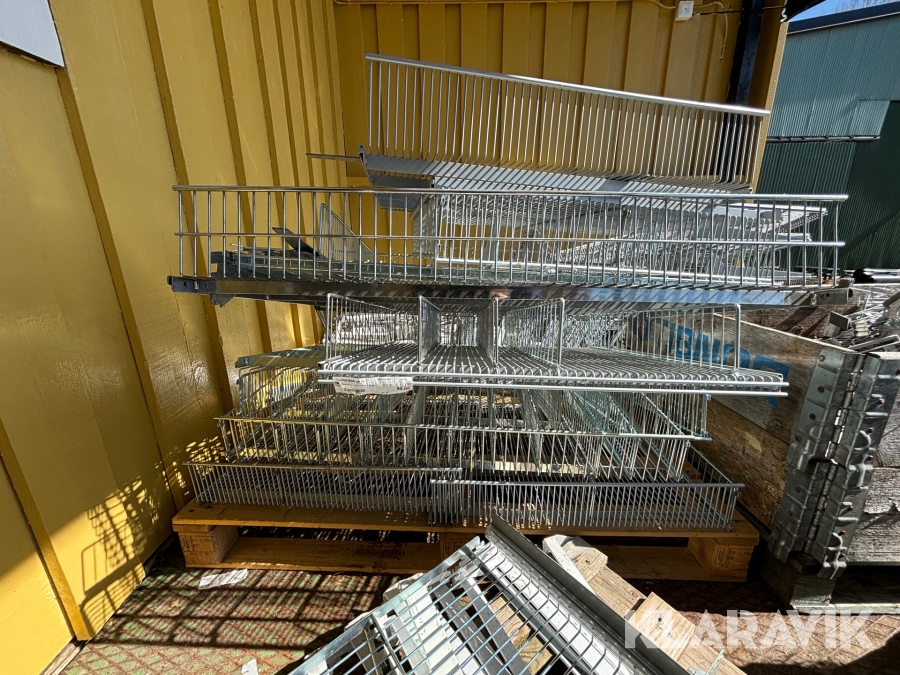 Butiksinredning diverse, 12st pallar