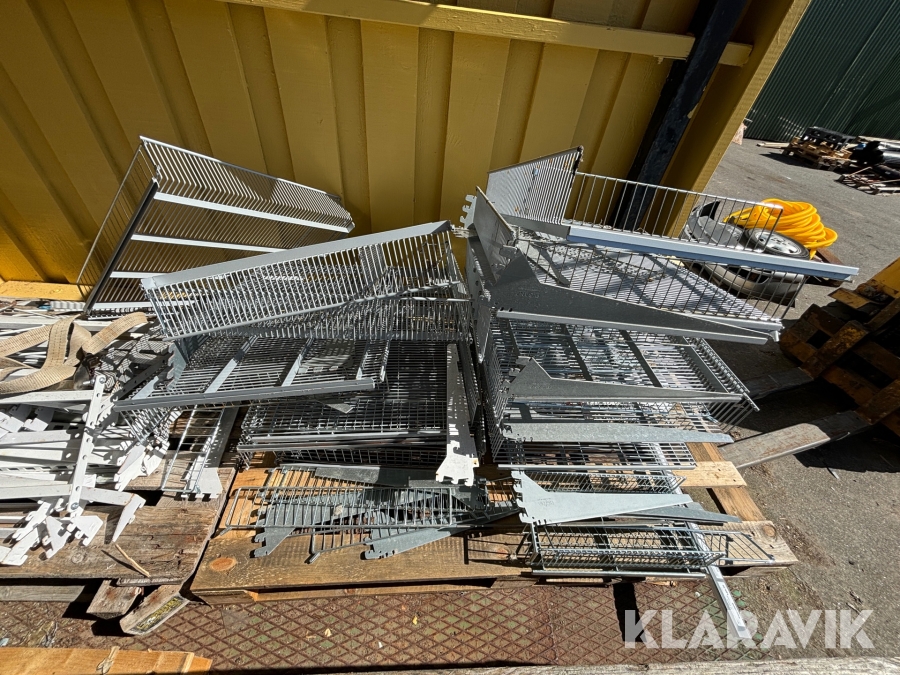 Butiksinredning diverse, 12st pallar