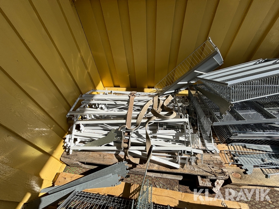 Butiksinredning diverse, 12st pallar