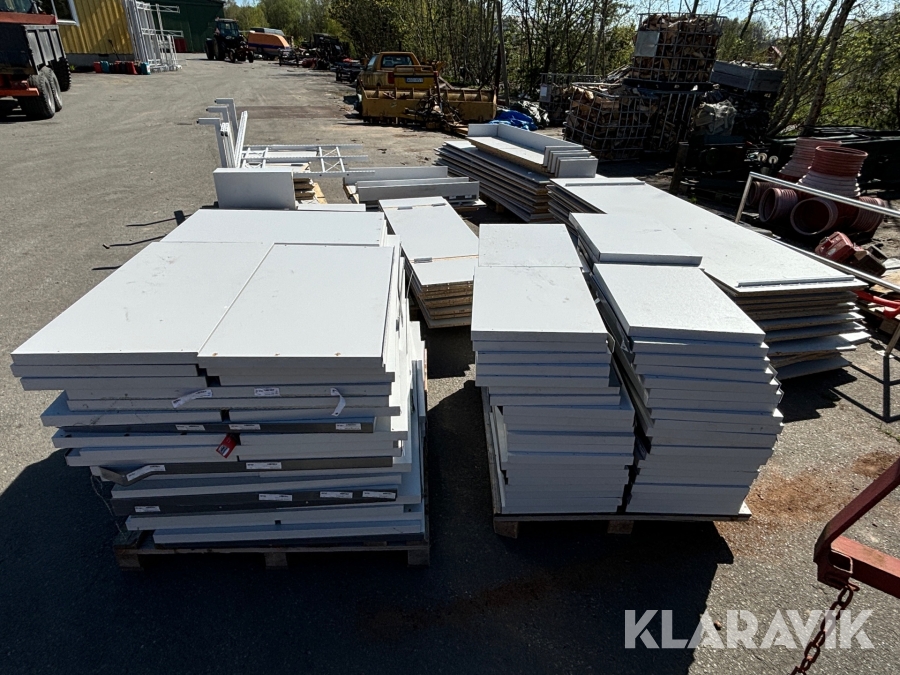 Butiksinredning diverse, 12st pallar