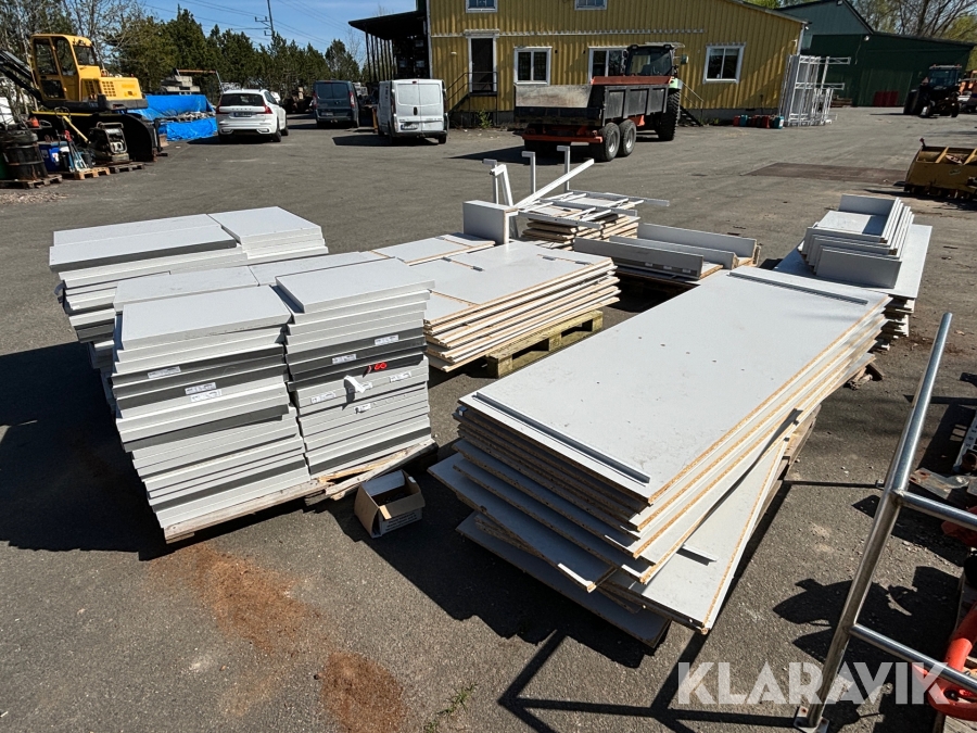 Butiksinredning diverse, 12st pallar