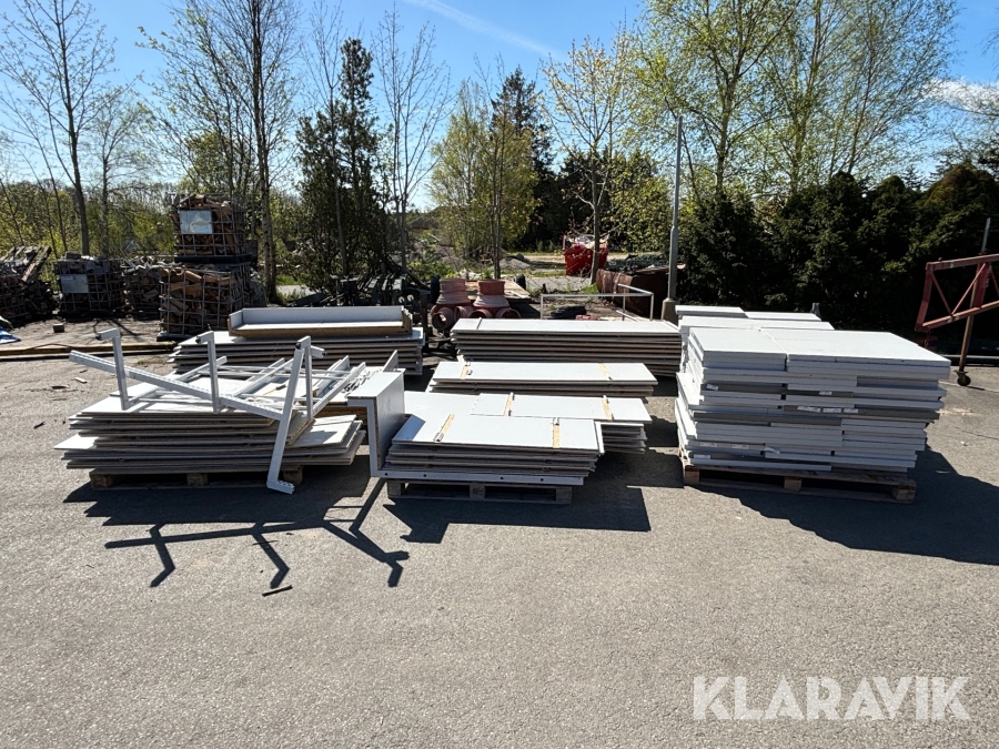 Butiksinredning diverse, 12st pallar