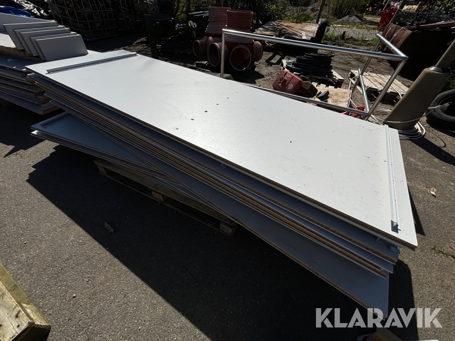 Butiksinredning diverse, 12st pallar