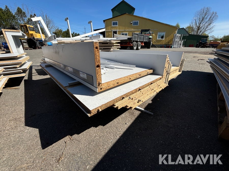 Butiksinredning diverse, 12st pallar