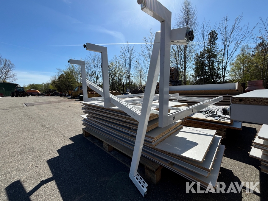 Butiksinredning diverse, 12st pallar