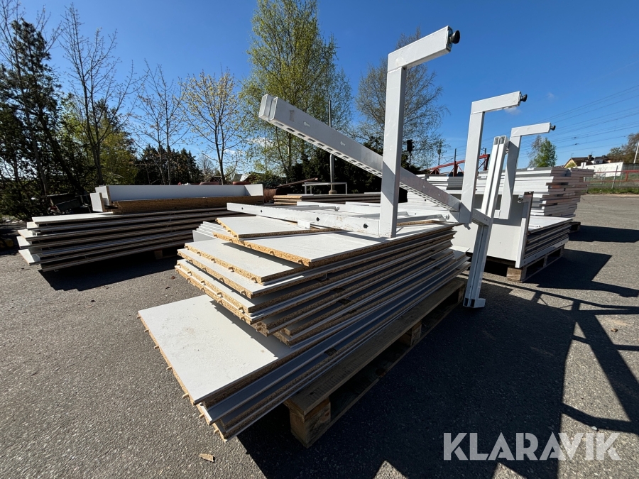 Butiksinredning diverse, 12st pallar