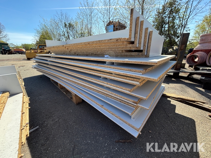 Butiksinredning diverse, 12st pallar