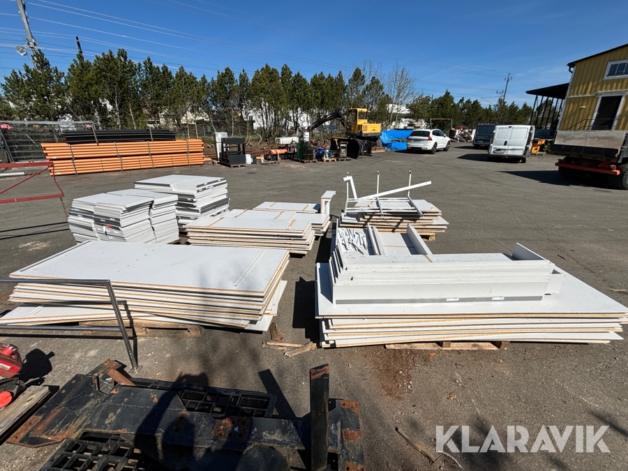 Butiksinredning diverse, 12st pallar