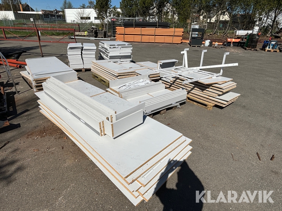 Butiksinredning diverse, 12st pallar